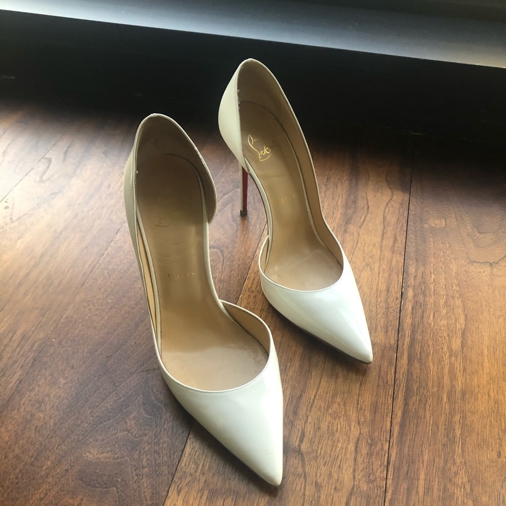 White Christian Louboutins